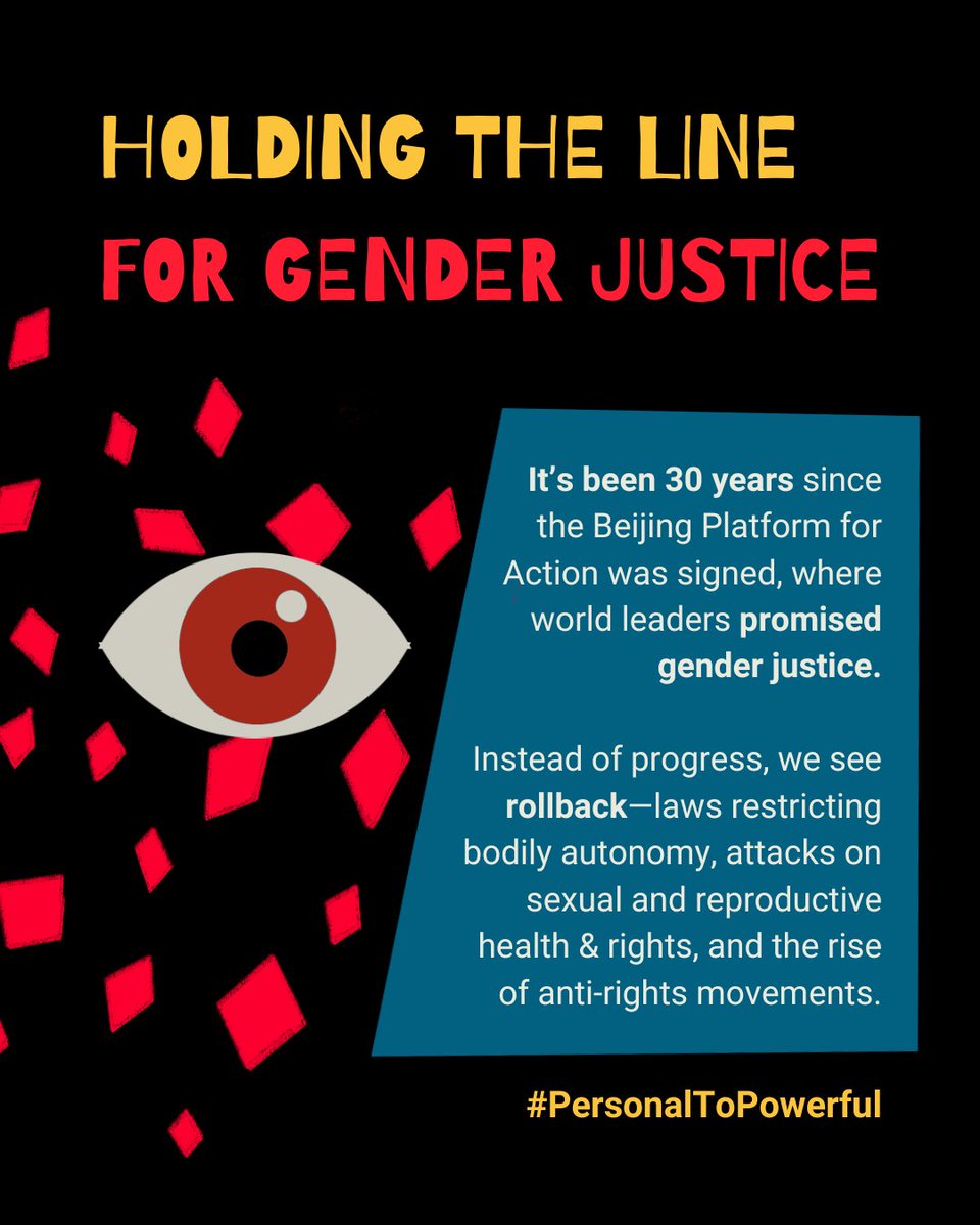 🚨 30 years of promises? 30 years of betrayal. 🚨

In 1995, leaders pledged gender equality. Instead, we’ve seen rollbacks on SRHRs, bodily autonomy &amp; fundamental rights.oxfam.org/en/research/pe…  

👀 What’s changed in YOUR country over 30 years? Progress or failure? Drop your