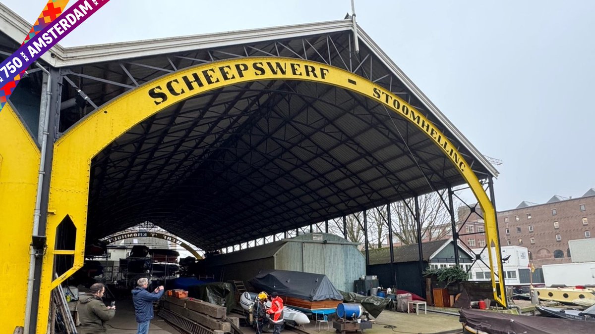 stadsherstel's tweet photo. Over 3 dagen: OPEN DAG in de oudste werkende scheepswerf van Amsterdam; t’ Kromhout, ronkende motoren en het herstel van de scheepshelling. Dinsdag 11 maart, van 13:00 tot 15:00, Hoogte Kadijk 147 in Amsterdam!

#Opendag | #Amsterdam750 | @AmsterdamNL | @erfgoed020 https://t.co/pIbZy7IS0e
