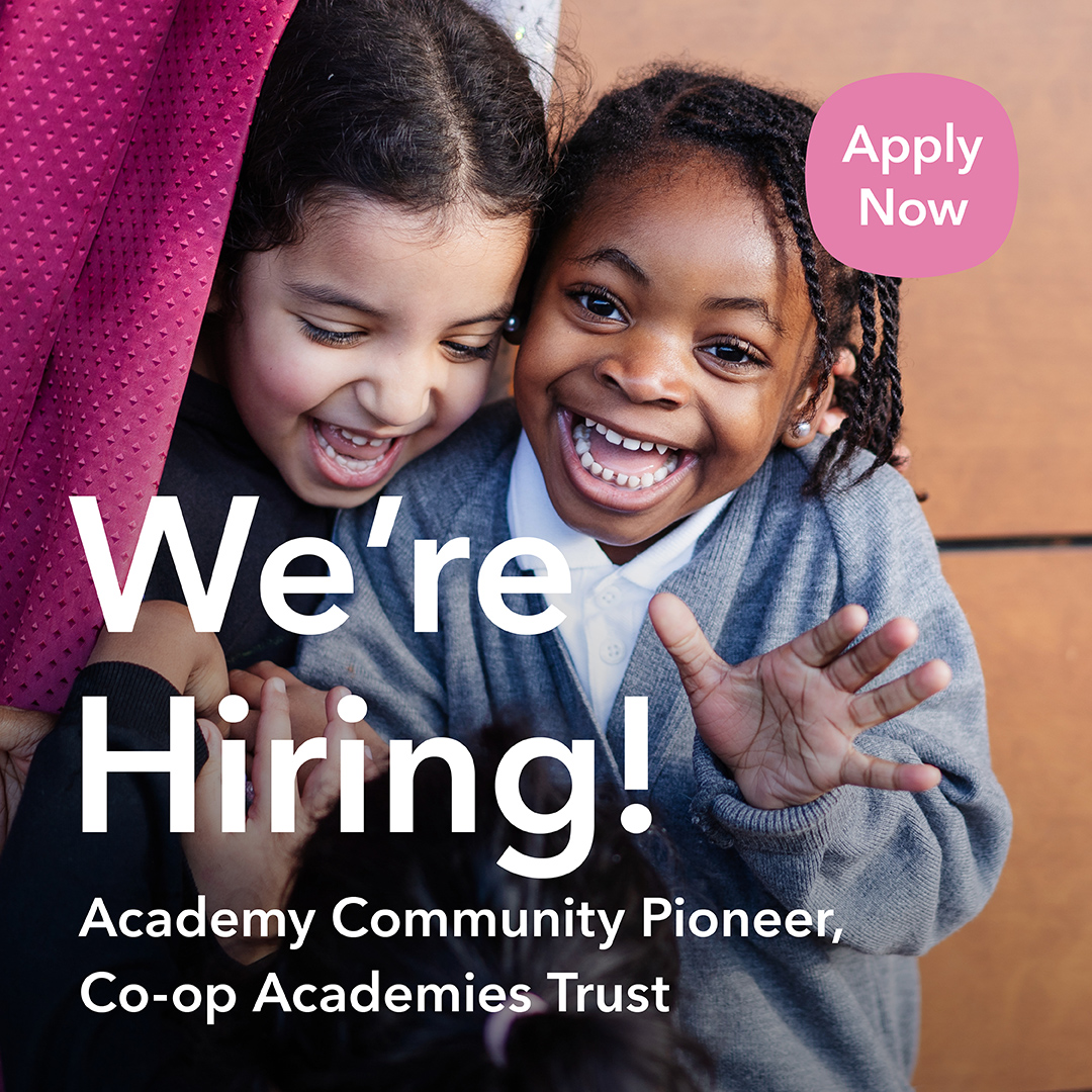 Want to make a real difference in your community?

We're hiring an Academy Community Pioneer to support families, youth work &amp; build local connections in our Staffordshire academies!

📍Co-op Academy Northwood, Hamilton &amp; Grove
🔗coopacademies.co.uk/community-pion…

#ShowYouCare #ItsWhatWeDo