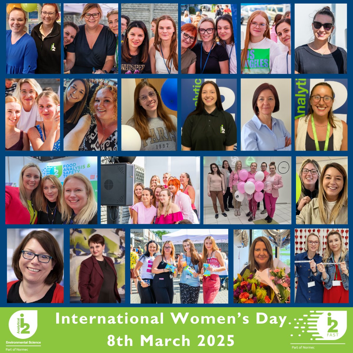 Today, on #InternationalWomensDay , we take a moment to recognise the incredible contributions of women across the world—and right here at i2 Analytical. Across our group of services, we’re proud that women make up an impressive 58% of our entire team. #IWD2025