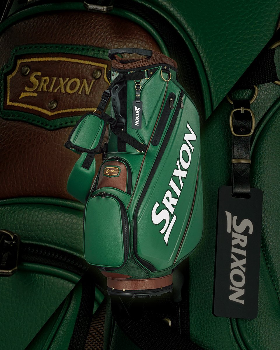 2025年 #マスターズ 参戦のSRIXON契約選手が使用するキャディバッグが