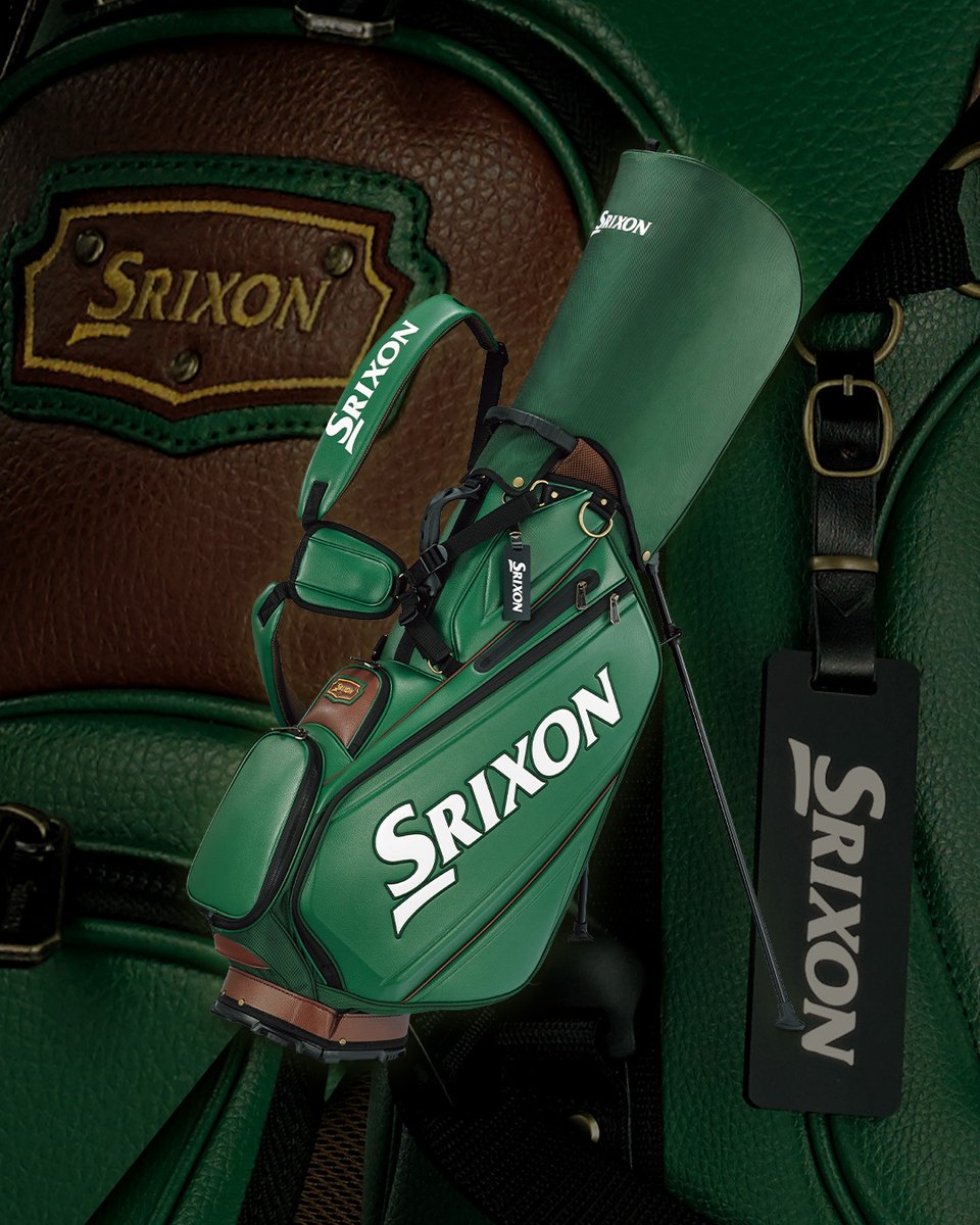 2025年 #マスターズ 参戦のSRIXON契約選手が使用するキャディバッグが