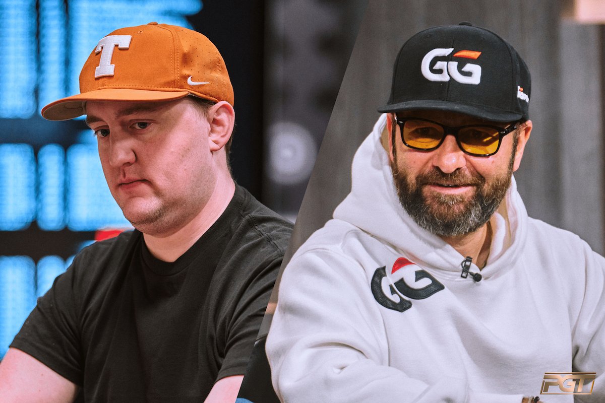 PokerGO's tweet photo. .@TexasMike2014 leads the final table of the historic first-ever Super High Roller Bowl Mixed Games. Five players remain, including @RealKidPoker, @BennyGlaser, @YuriNerdguy, and Chad Eveslage.

🏆 $1,200,000
🔒 $225,000

Watch the final table live Saturday on https://t.co/ZEXJwfN3f6.

Recap & chip counts: https://t.co/Rm1vwgrXmA
