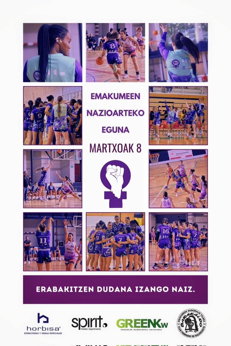 Aske.
Berezi. 
Ausart. 
Anitz. 
Berdin zein desberdin.

💜 Por nosotras, por las que estamos y por las que ya no pueden estar. 

💪🏻 Erabakitzen dudana izango naiz.

#M8
#EmakumeenNazioartekoEguna