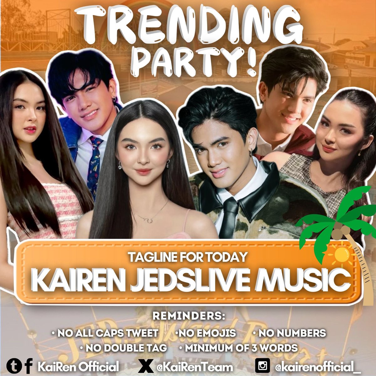 Tag booster alert

Kindly reply “Let’s gaurrrr KaiRen” twenty times using the tag

KAIREN JEDSLIVE MUSIC