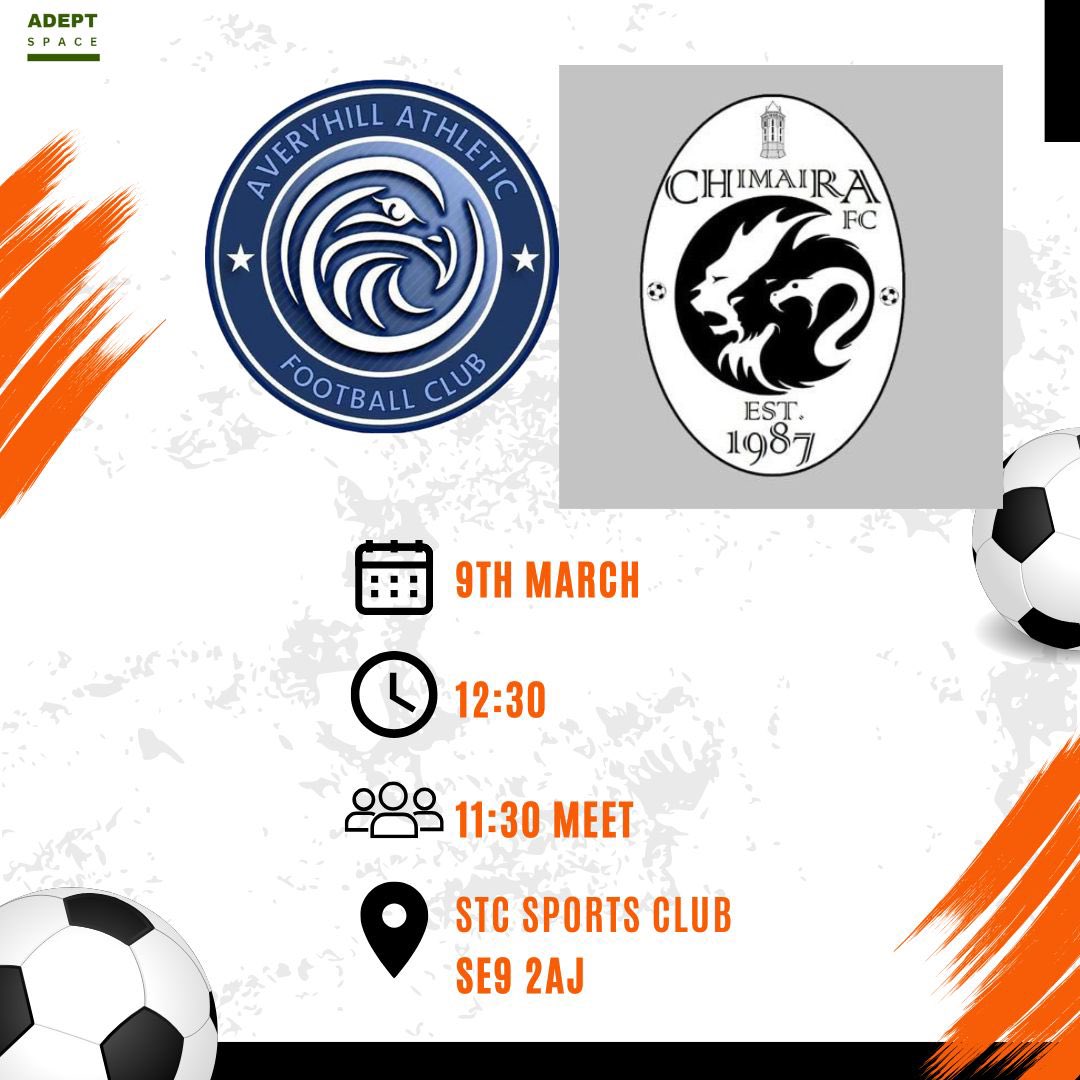 Avery Hill Falcons (@averyfalcons) on Twitter photo Tomorrow we are at STC for the semi-final of the mike strong memorial cup against Chimaira reserves 12:30KO this will be a big game for us against a great team hopefully we can get the win I know the boys can do it ๐๐ผ
<a href="/WESFA_Football/">W.E.S.F.A.</a>
@SELKGrassroots
Sponsored by adept space Tomorrow we are at STC for the semi-final of the mike strong memorial cup against Chimaira reserves 12:30KO this will be a big game for us against a great team hopefully we can get the win I know the boys can do it ๐๐ผ
<a href="/WESFA_Football/">W.E.S.F.A.</a>
@SELKGrassroots
Sponsored by adept space