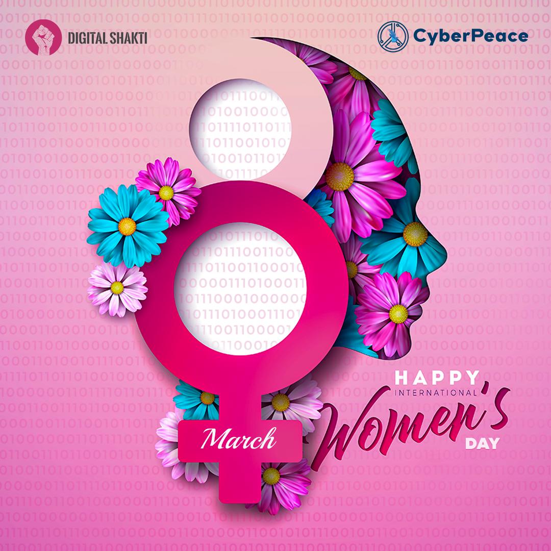Happy #InternationalWomensDay2025! ✨. 

We salute the women who have paved the way through their hard work and resilience. Let’s continue to empower, uplift, and inspire women across cyberspace.

Rights. Equality. Empowerment.

#IWD2025 #DigitalShakti #CyberPeace☮️ #WomenInTech