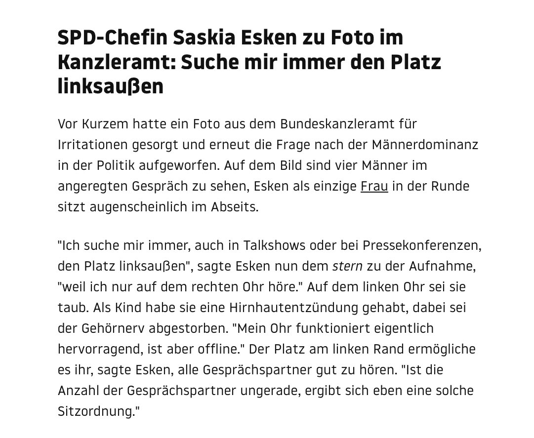 Veit Medick (@vmedick) on Twitter photo Ein Kanzleramtsfoto wirft Fragen auf: Vier MĂ€nner sitzen am Tisch - Saskia Esken ist irgendwo am Rand auch noch da.
<a href="/becke_lisa/">Lisa Becke</a> und <a href="/FlorianSchillat/">Florian Schillat</a> haben sie drauf angesprochen. Ihre ErklĂ€rung <a href="/sternde/">stern</a> ist fĂŒr den Kontext wichtig. #Groko Ein Kanzleramtsfoto wirft Fragen auf: Vier MĂ€nner sitzen am Tisch - Saskia Esken ist irgendwo am Rand auch noch da.
<a href="/becke_lisa/">Lisa Becke</a> und <a href="/FlorianSchillat/">Florian Schillat</a> haben sie drauf angesprochen. Ihre ErklĂ€rung <a href="/sternde/">stern</a> ist fĂŒr den Kontext wichtig. #Groko