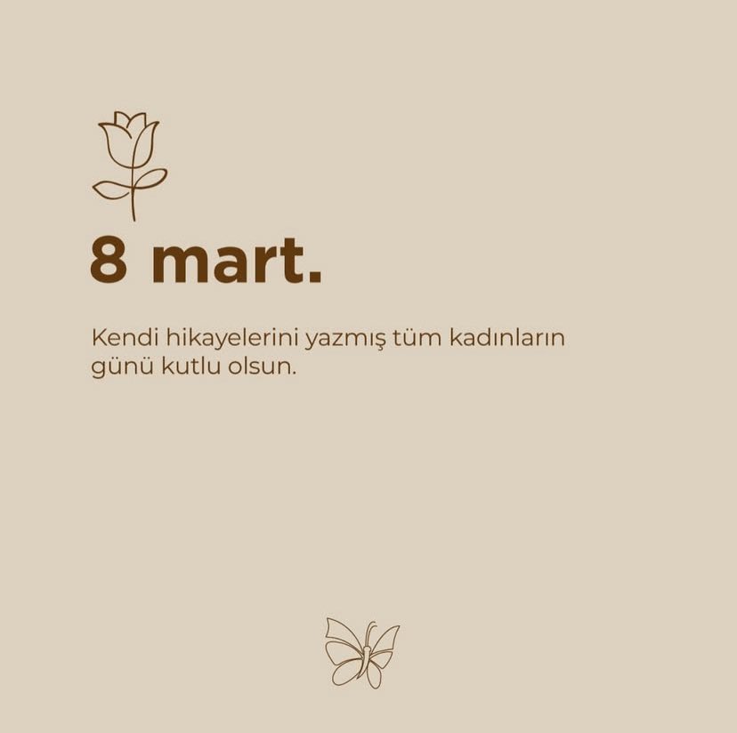 Tüm kadınlarımızın 8 Mart Dünya Kadınlar Günü kutlu olsun.