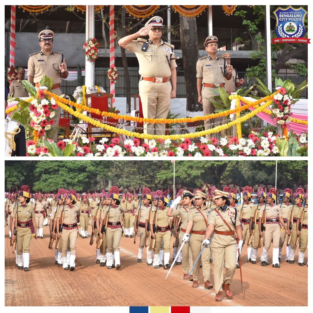 ಬೆಂಗಳೂರು ನಗರ ಪೊಲೀಸ್ BengaluruCityPolice (@blrcitypolice) on Twitter photo Celebrating the strength and dedication of our women in uniform this #InternationalWomensDay! Today, at CAR Headquarters, Mysore Road, Bengaluru, <a href="/CPBlr/">CP Bengaluru ಪೊಲೀಸ್ ಆಯುಕ್ತ ಬೆಂಗಳೂರು</a> , joined a special monthly service parade, taking salute from a remarkable all-women contingent. Led by women officer DCP Celebrating the strength and dedication of our women in uniform this #InternationalWomensDay! Today, at CAR Headquarters, Mysore Road, Bengaluru, <a href="/CPBlr/">CP Bengaluru ಪೊಲೀಸ್ ಆಯುಕ್ತ ಬೆಂಗಳೂರು</a> , joined a special monthly service parade, taking salute from a remarkable all-women contingent. Led by women officer DCP