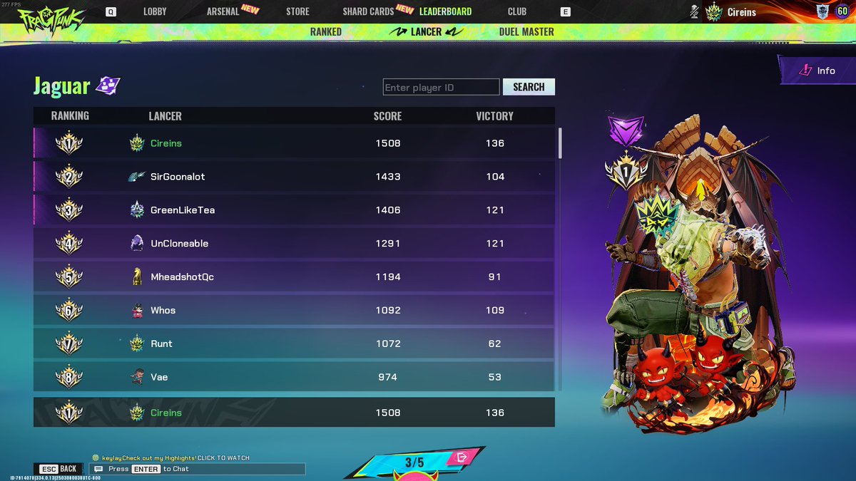 #1 Jaguar in <a href="/PlayFragPunk/">FragPunk</a>! Only controller LOL