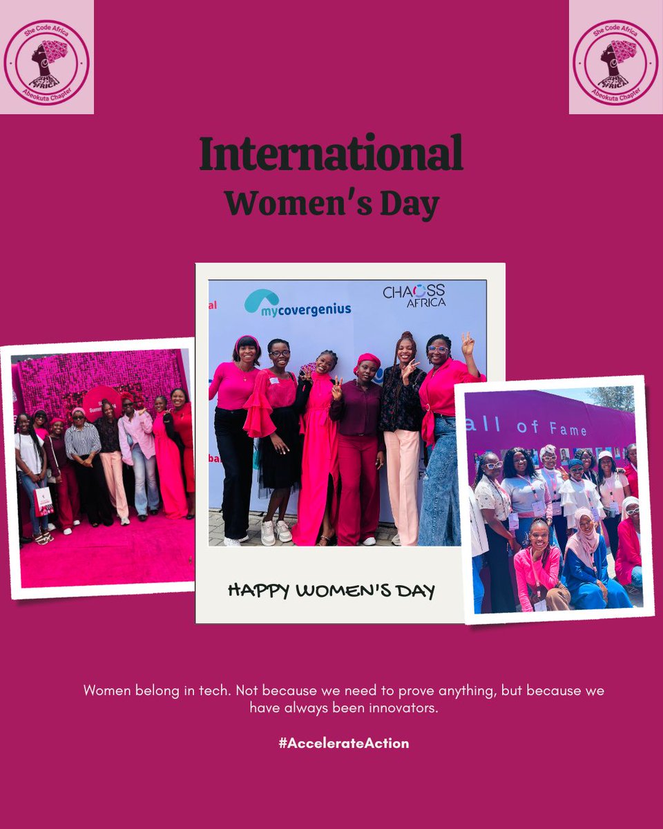 Hey Queens 🥰🥰🥰🥰🥰

Happy International Women’s Day! Today is about celebrating US, our strength, resilience, and the incredible impact we’re making in tech and beyond. You’re proof women belong everywhere.

Let’s keep breaking barriers! 🥳🥳🥳🥳🥳

#InternationalWomensDay
