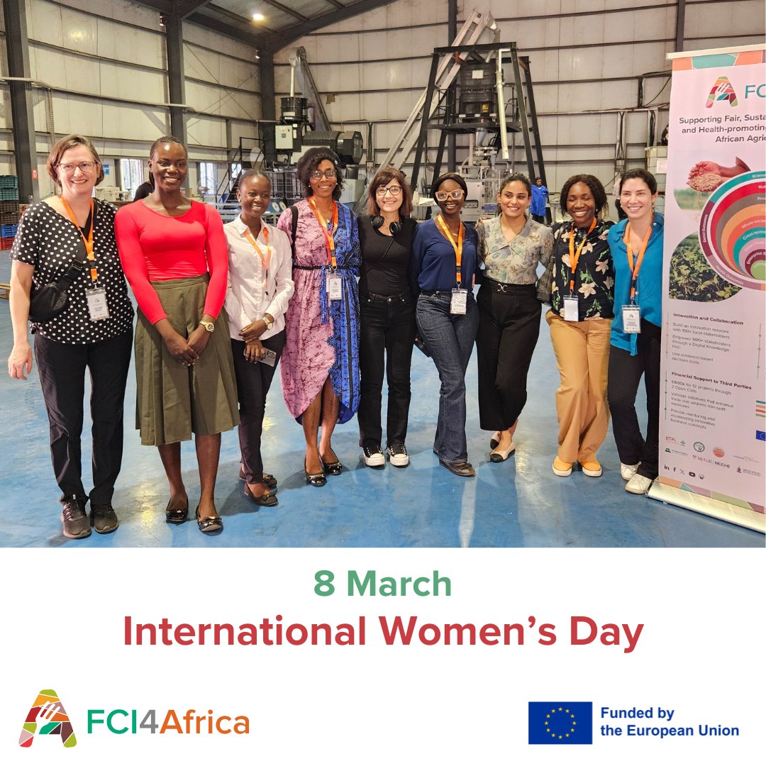 ♀️ Happy International Women’s Day!

At FCI4Africa, gender equality is a core value. With 48% of our consortium members and 60% of our External Advisory Board being women, we ensure diverse voices and expertise drive our work.

#FCI4Africa #IWD2025 #GenderEquality