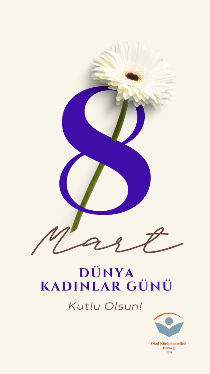 okulkutuphaneci's tweet photo. 📚📖 8 Mart Dünya Kadınlar Günü Kutlu Olsun! 📖📚

Okul Kütüphanecileri Derneği olarak, eğitimin, bilginin ve aydınlığın taşıyıcısı olan tüm kadınların 8 Mart Dünya Kadınlar Günü’nü Kutluyoruz 🫶

#8MartDünyaKadınlarGünü
#BilgiyleGüçlenenKadınlar
#OkulKütüphanecileri https://t.co/IBQyUcuq12