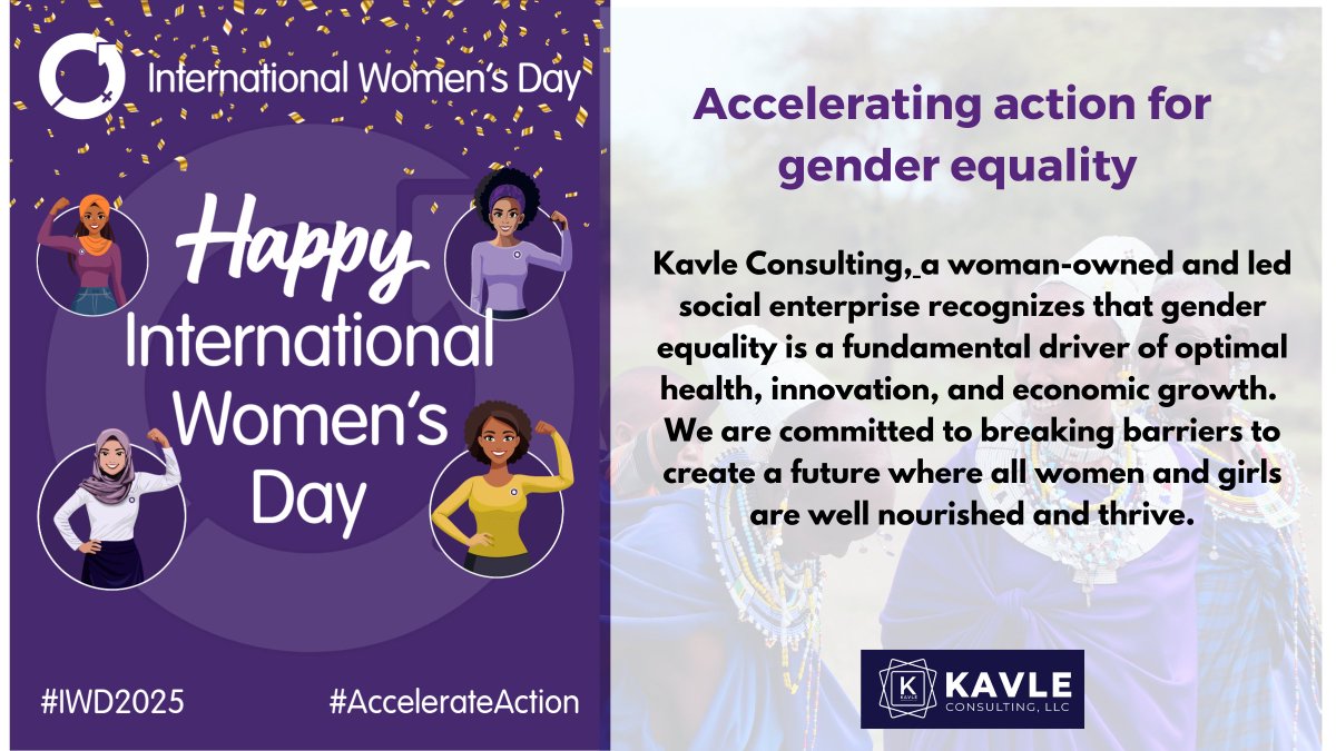 We celebrate every woman👩🏽across the world🌍&amp; call for action to☑️equal rights and opportunities for all women &amp; girls. Breaking systemic barriers that promote gender inequality is a necessity as it could unlock $28 trillion to the global GDP💡#IWD2025 #InternationalWomensDay 💜