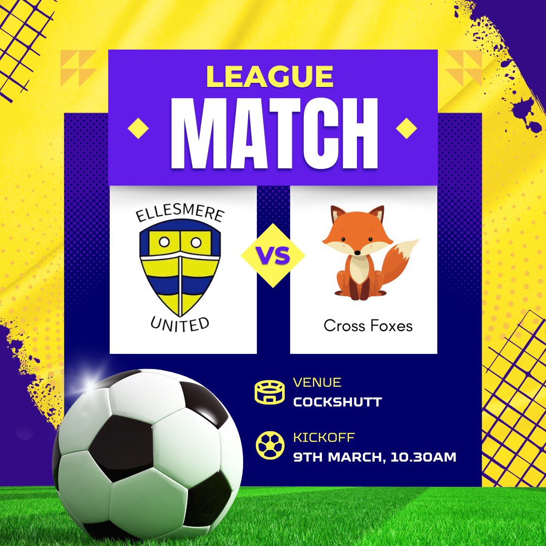 Another league game tomorrow for the lads, looking to get back to winning ways 💪 

Up the mere! 🟡🔵