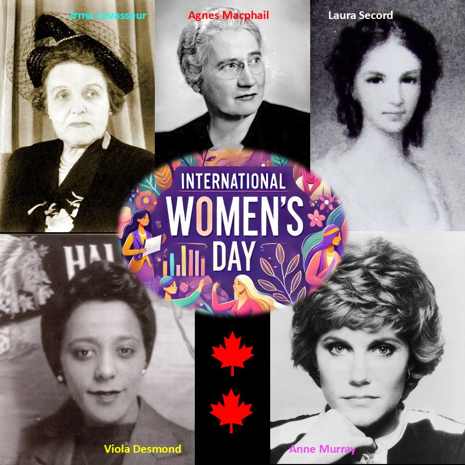 As we celebrate the achievements of women around the world we'd like to honour Canadian women and recognize their countless contributions to our great land. 🍁♥️
Here are just a few...
#InternationalWomensDay
