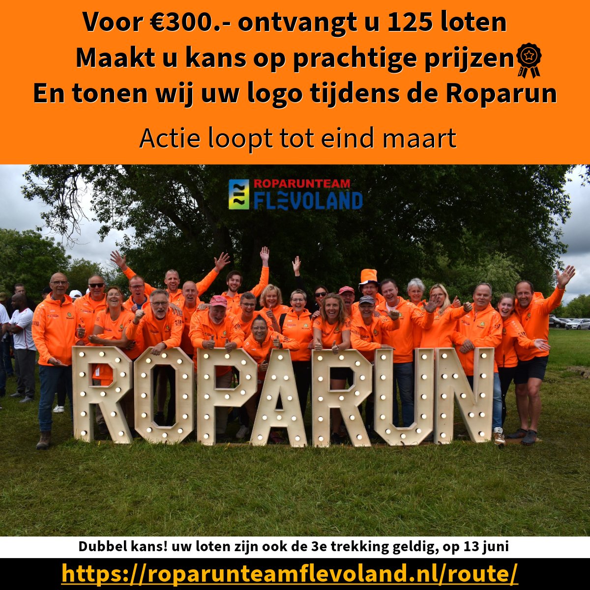 Roparunteam Flevoland team 197 tweet media