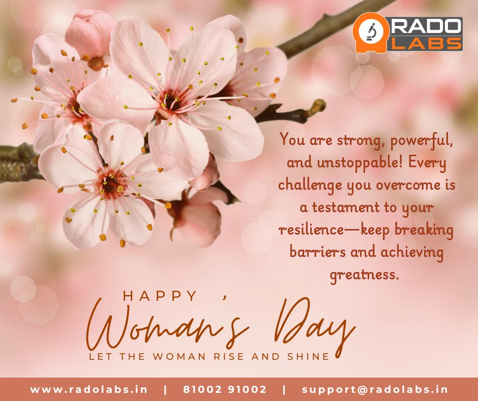 Radolabs1's tweet photo. 💪 You are strong, powerful, and unstoppable! Rise above challenges, turn obstacles into opportunities, and inspire the world with your resilience. Keep pushing boundaries and making an impact! ✨ #HappyWomensDay 💖 https://t.co/8XypZQMY2E