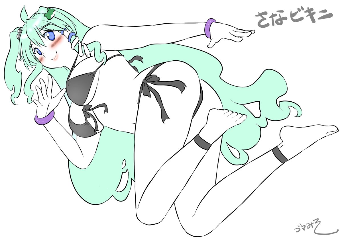 あ〜、昨日は3月7日で『早苗さんの日』でしたか・・・
ワシの描く早苗🌱さんはバニーがビキニ👙姿ばっかりやな〜〜☺️ 