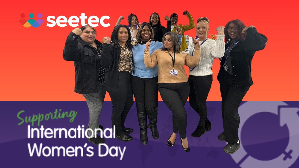 Seetec colleagues from our Hillingdon office, celebrating International Women's Day 2025 🥳🥳

Keep shining, keep breaking barriers ✨✨

#NoOneLeftBehind #IWD2025