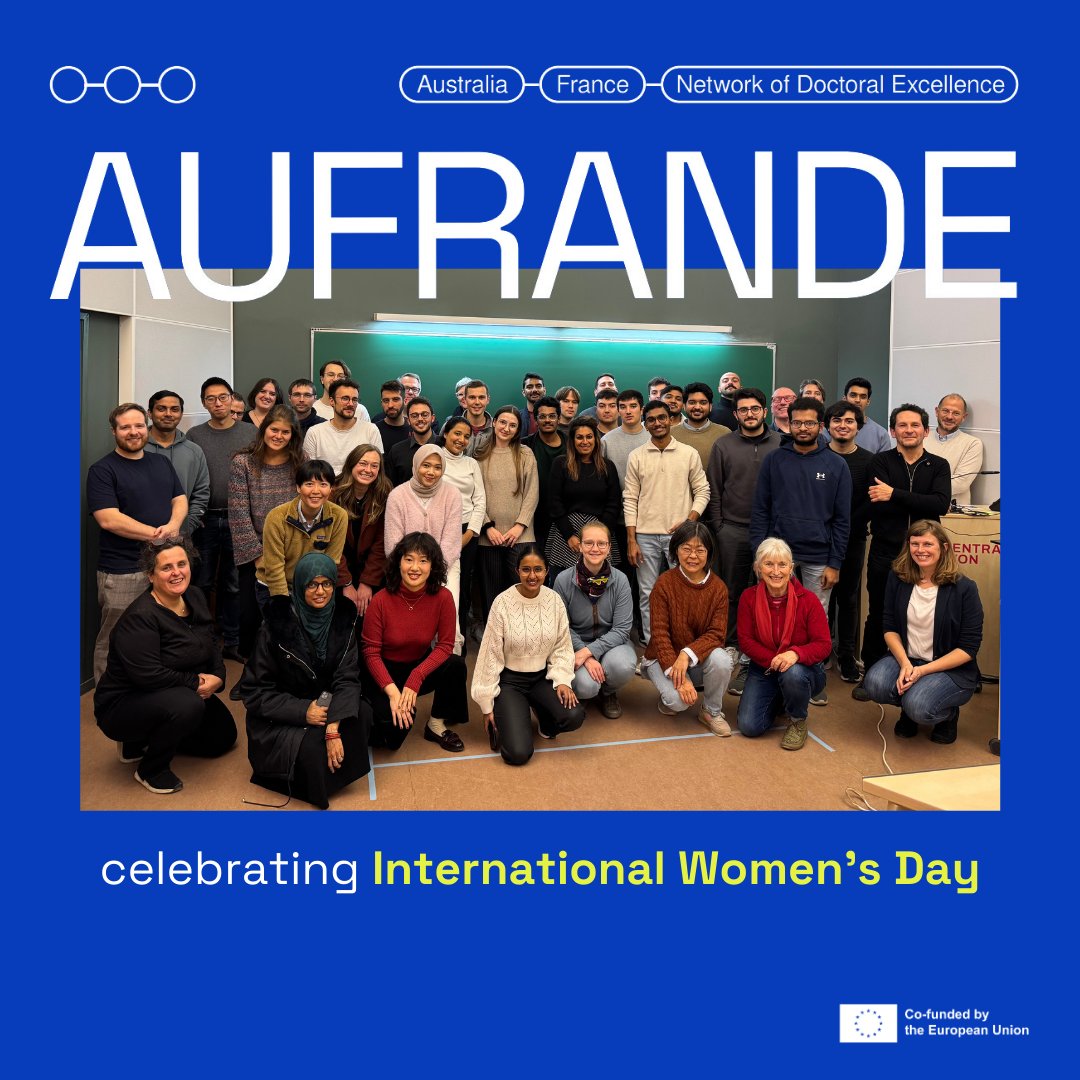 Today we celebrate #InternationalWomensDay! 

At AUFRANDE, we are proud to have recruited 21 talented female fellows, comprising 36% of our doctoral candidates. Our program empowers women to become catalysts for lasting change in STEM fields.

#IWD #IWD2025 #MarchForward #MSCA