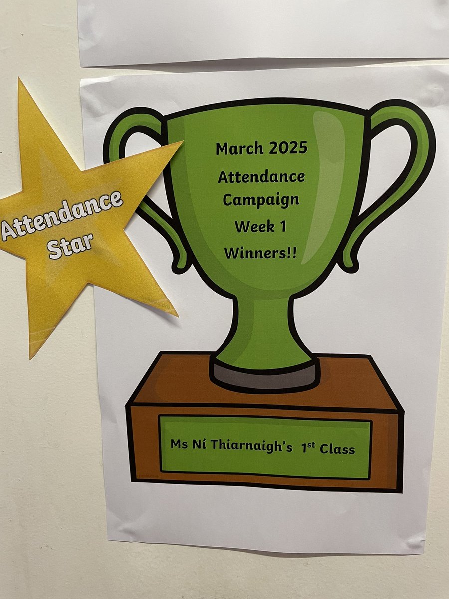 Huge congratulations to you all for your efforts to #MakeEverySchoolDayCount. We are thrilled with our Week 1 attendance results during our March Attendance Campaign. 156 pupils had 100% attendance this week! 👏🏻👏🏻 
#Attendance #HereEverydayReadyOnTime