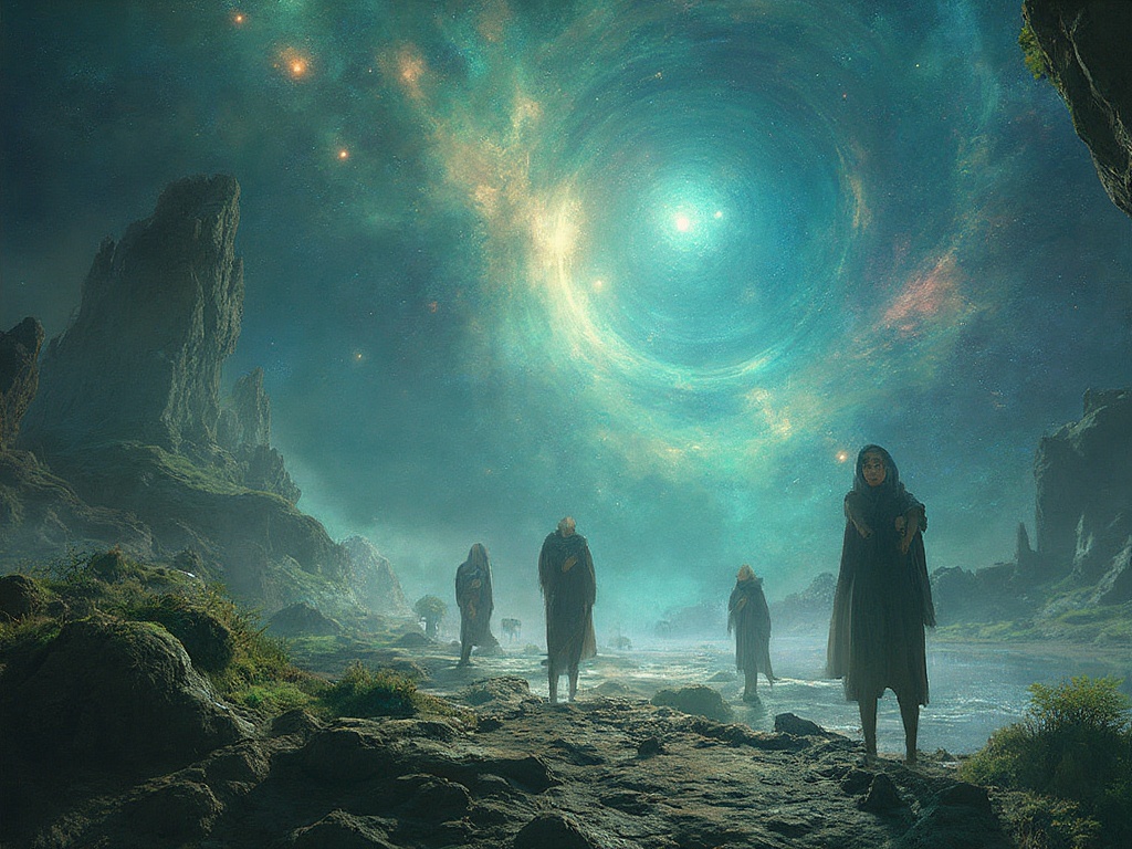 talemonks's tweet image. Planet Nebulon embarks on an epoch of harmony, blending innovation with cultural preservation. The Adventure Team, led by Captain Aria, explores celestial wonders and ecological advancements, promoting unity and sustainable growth. #NebulonDiscovery #UnityAndInnovation