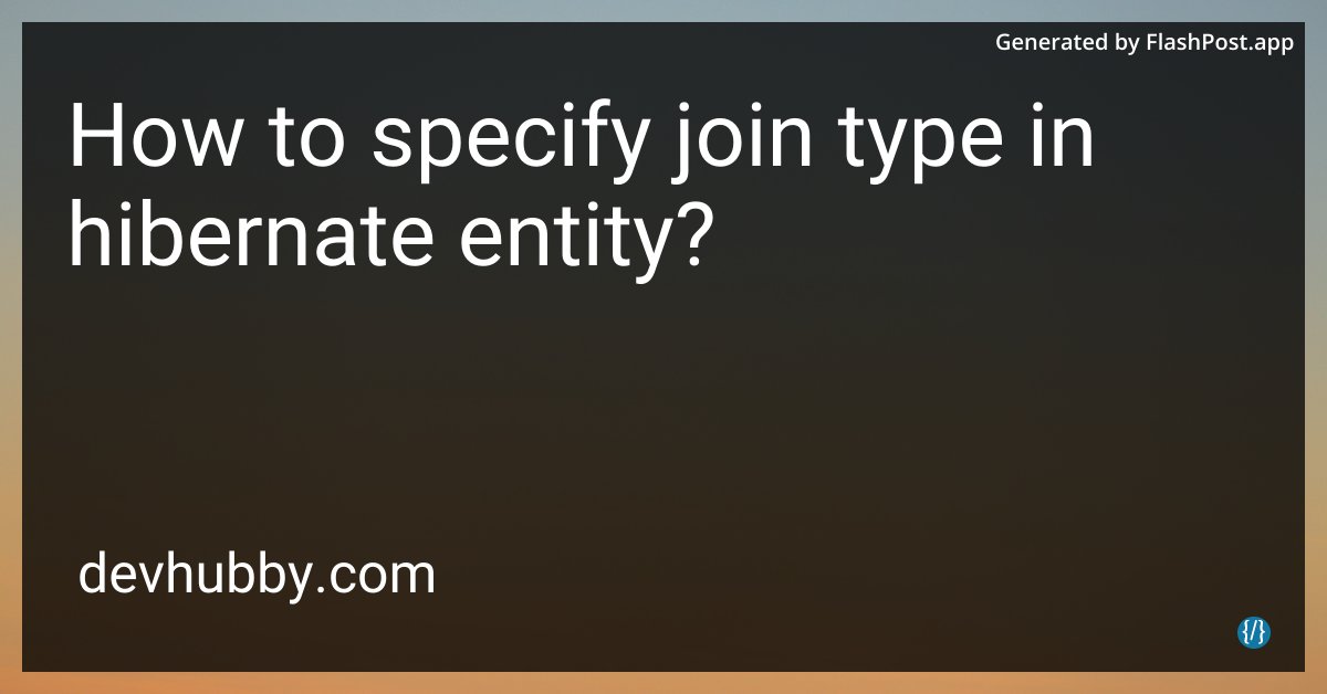 devhubbycom's tweet image. Is there a swipe left/right option for joining entities in Hibernate?

Source: devhubby.com/thread/how-to-…

#Tech #SpringHibernate #DataPersistence #Programming