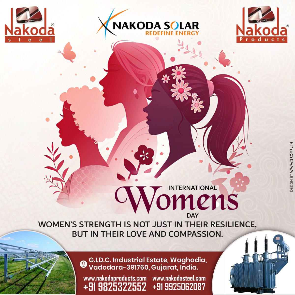 NakodaSolar's tweet photo. Women are the real architects of society. May you continue continue to inspire and lead the way. Have a fantastic Women’s Day! https://t.co/t7mXt72Gmz