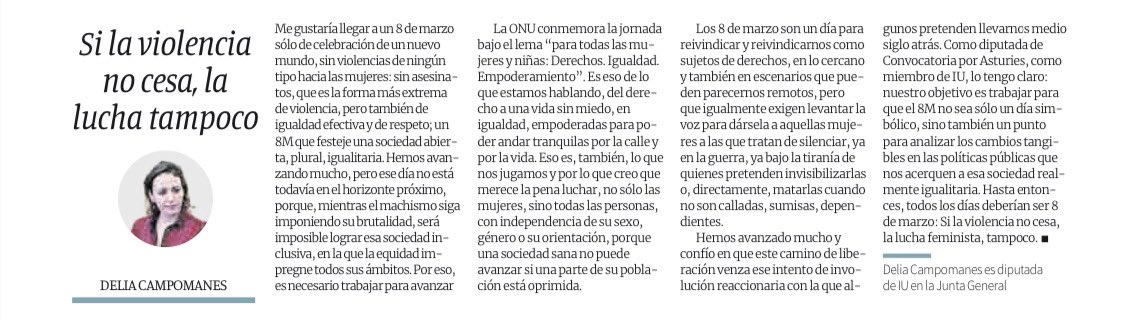 🟣Hoy salimos a reivindicar la lucha de las mujeres trabajadoras!

Si la violencia no cesa, la lucha tampoco!

Feliz y reivindicativo 8 de Marzo 💜

#8Marzo #8MAsturies