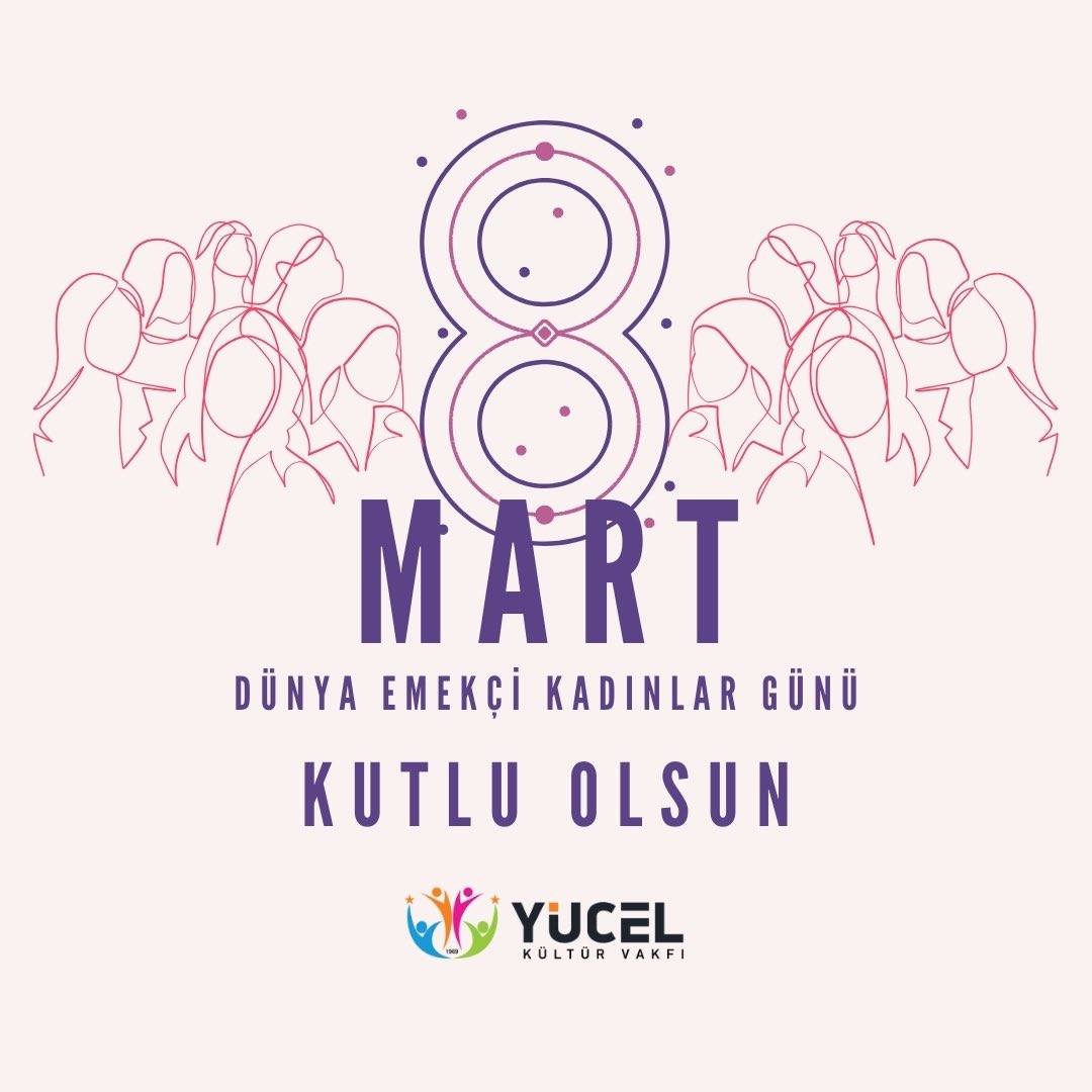 Bugün, güçlü, yaratıcı ve ilham veren kadınları kutluyoruz! 💜 Eşit ve adil bir dünya için sesimizi daha güçlü duyurma zamanı. Unutmayın, siz gençler değişimin en büyük gücüsünüz! Hep birlikte daha eşit, daha adil bir gelecek için harekete geçelim.