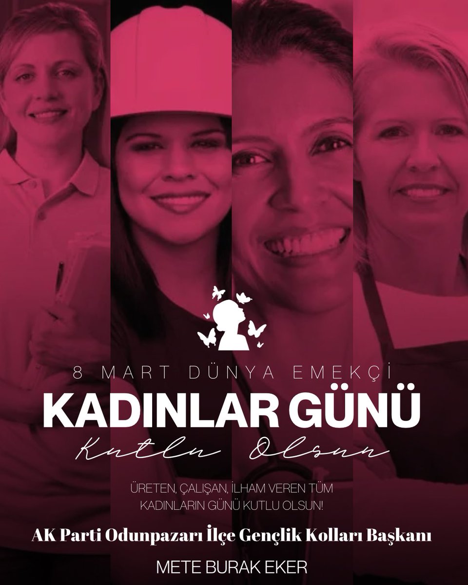 Kadın; emeğin, fedakârlığın ve sevginin en güçlü simgesidir. Hayatın her alanında varlığıyla güç katan, ilham veren tüm kadınların 8 Mart Dünya Kadınlar Günü’nü kutluyoruz.

Güçlü yarınları, kadınların azmi ve kararlılığıyla inşa edeceğiz!