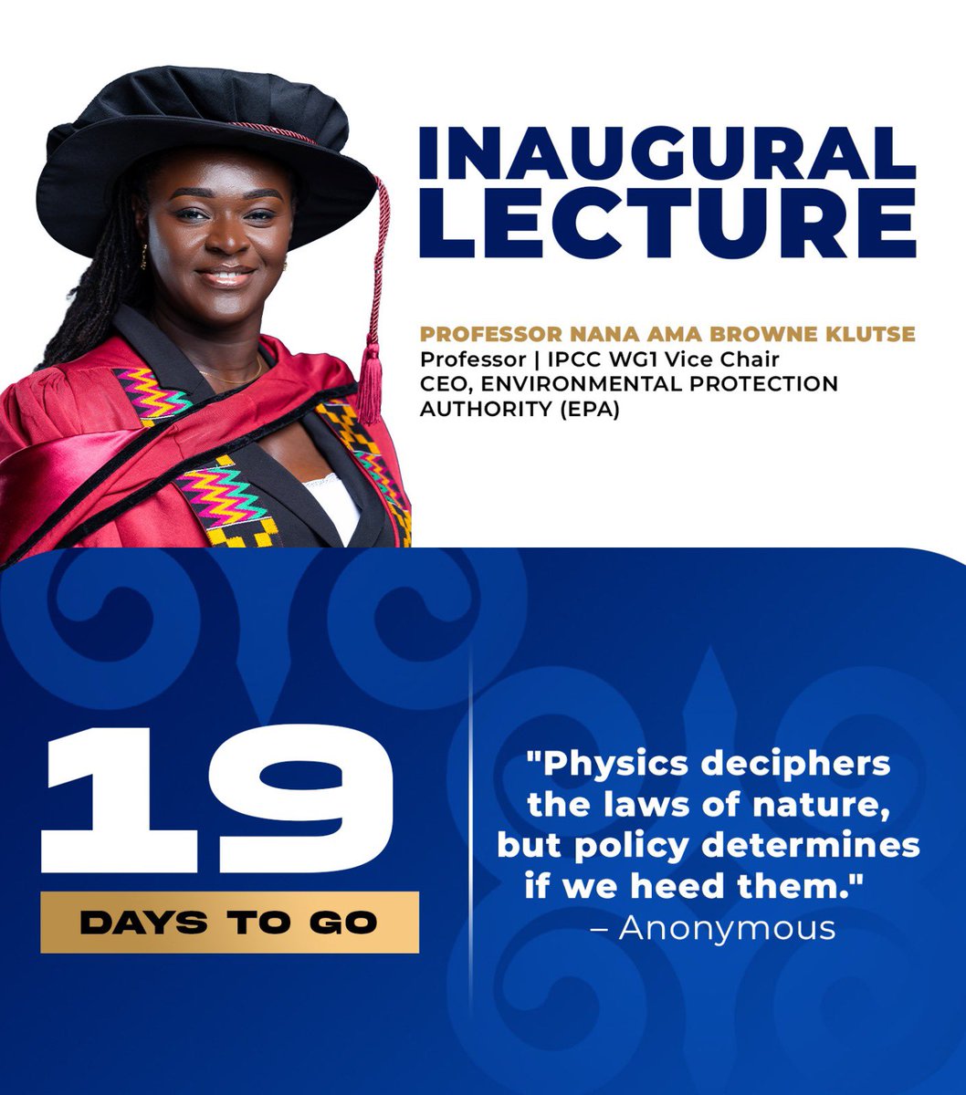 amabrowneklutse's tweet photo. 19 days to go, Happening on Thursday 27th March, 2025. Great Hall, University of Ghana. https://t.co/b1WHlczgPW