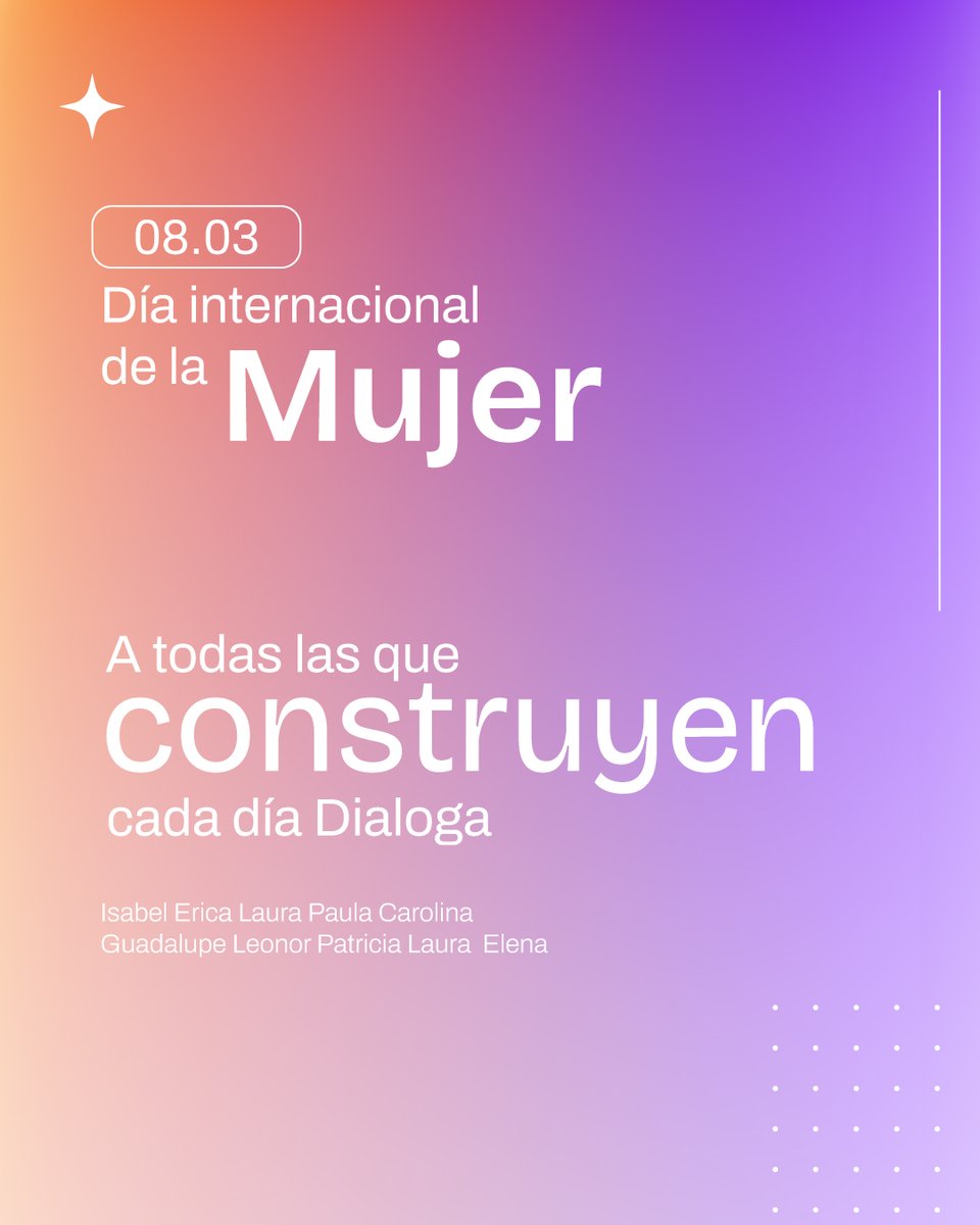 Detrás de nuestro nombre, hay un equipo de hombres y mujeres dispuesto a hacer grandes proyectos. Hoy queremos centrarnos en esa mitad cuyo talento nos hace grandes. 
#8M #DíadelaMujer