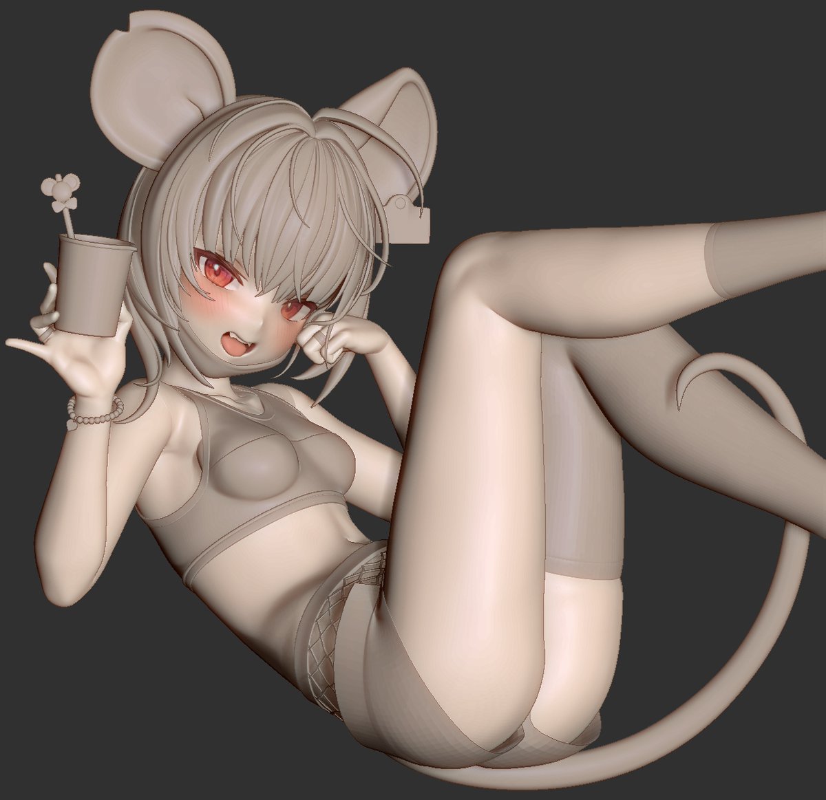 #BlueArchive #ブルーアーカイブ #zbrush
絵師 <a href="/whoisshewh/">whoisshe</a> 
wip🐭