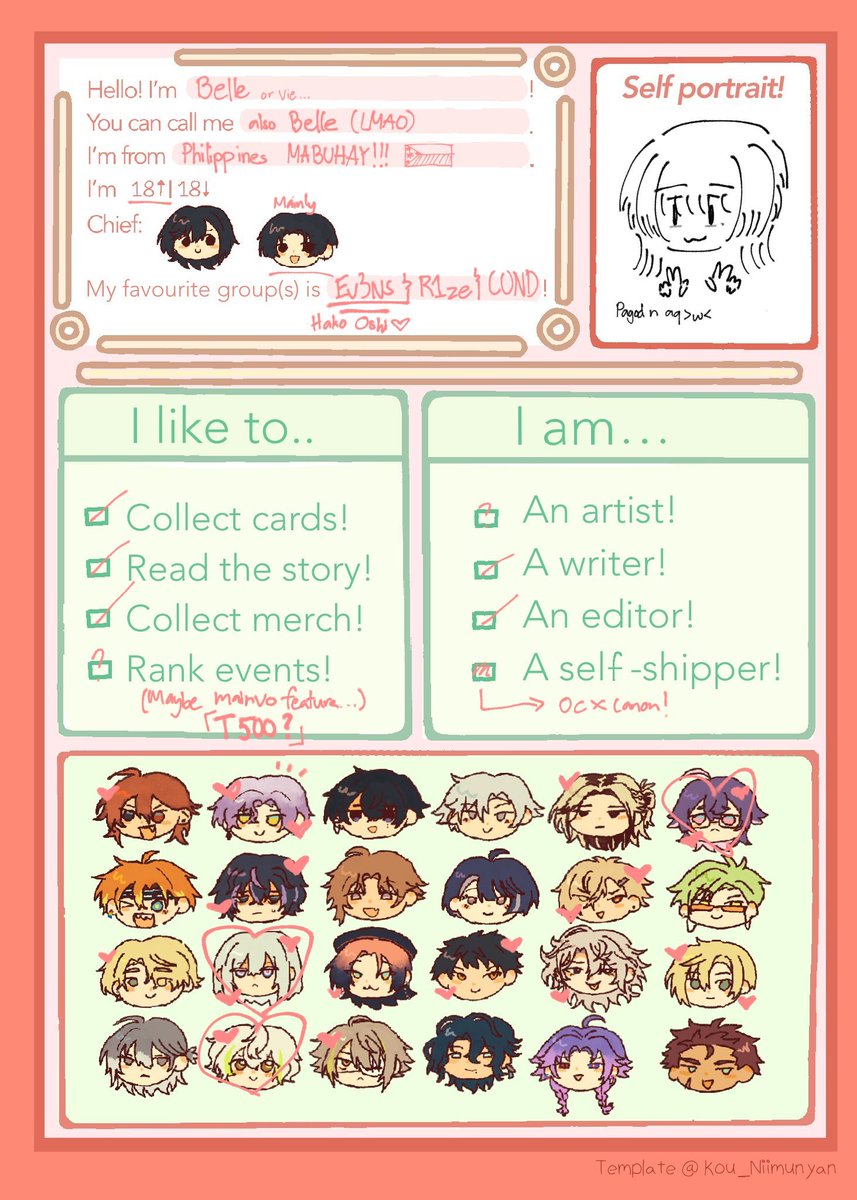 souhekivocals's tweet image. [ pinned tweet ]

- ;; belle / vie | eng/fil/jp (learning) | 18+
-&amp;gt; i write sometimes
-&amp;gt; mostly 18trip + prsk and various joseimuke media
-&amp;gt; also i really like 🎮🍰

yume account: @/straycelluloid (sp before you req!)