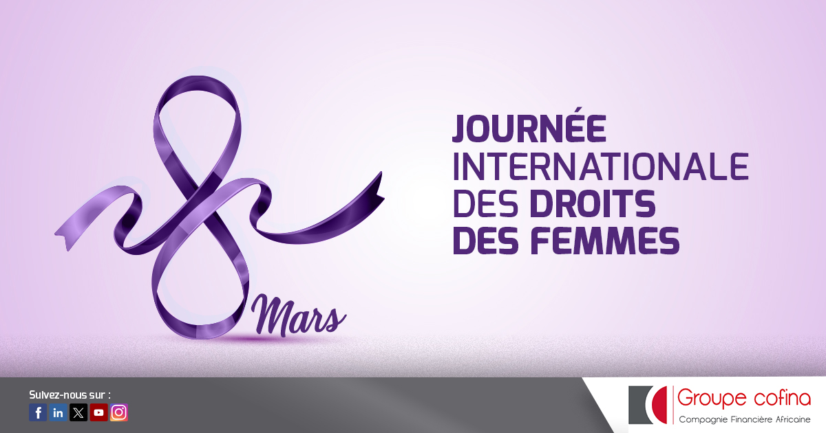 En cette Journée internationale des droits des femmes, célébrons la force, la résilience et les avancées vers l'égalité des genres. Continuons à œuvrer ensemble pour un monde plus juste et inclusif. 

#JournéeInternationaleDesDroitsDesFemmes #8Mars #ÉgalitéDesGenres