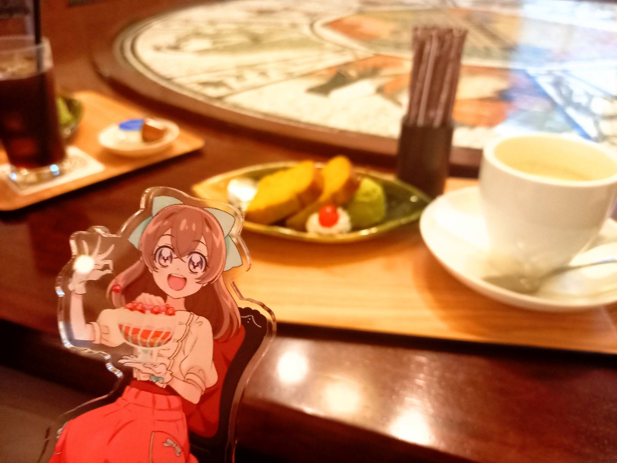 machachoco_'s tweet photo. 喫茶ゆいちゃん☕ https://t.co/wy0YVuS5ZI