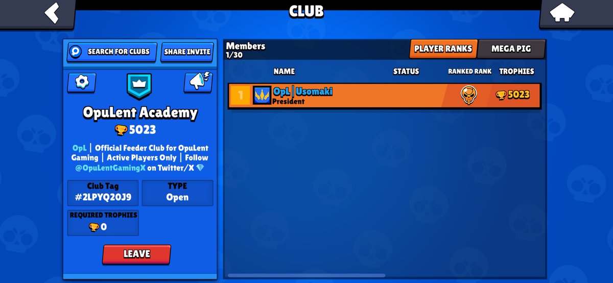 OpL | OpuLent Gaming (@opulentgamingx) on Twitter photo 500k+ π and we just launched our first feeder club, OpuLent Academy! π
With the rapid club growth, weβll continue to expand. Anyone interested in being apart of the fastest growing club in Brawl Stars, reach out to <a href="/UsomakiGG/">OpL Usomaki</a> !! #GrowOpL #OpL2025 π 500k+ π and we just launched our first feeder club, OpuLent Academy! π
With the rapid club growth, weβll continue to expand. Anyone interested in being apart of the fastest growing club in Brawl Stars, reach out to <a href="/UsomakiGG/">OpL Usomaki</a> !! #GrowOpL #OpL2025 π