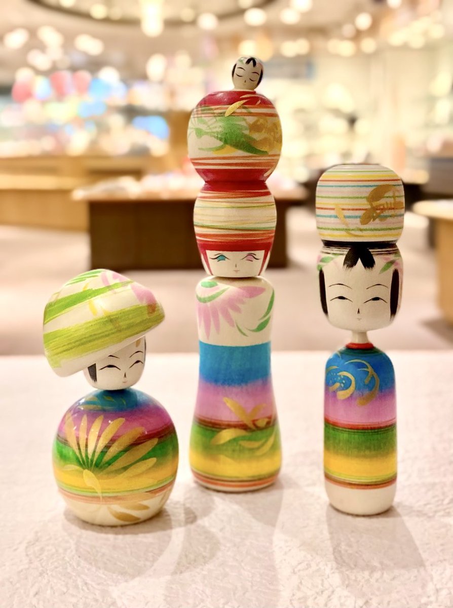 我妻昇 作品展 遠刈田系伝統こけし 我妻昇工人の作品展を開催！ こけし