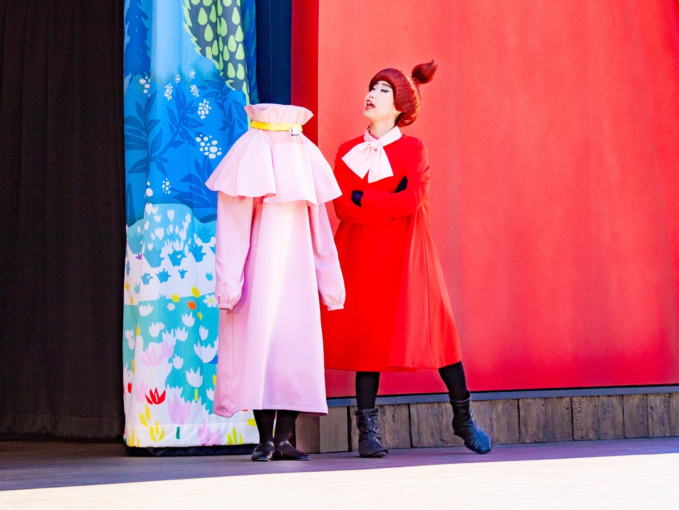 【希少】ムーミンバレーパークオープン時　ミムラ＆ミィのお人形セット MOOMIN - ムーミンバレーパーク限定 ミムラ姉さん ぬいぐるみの