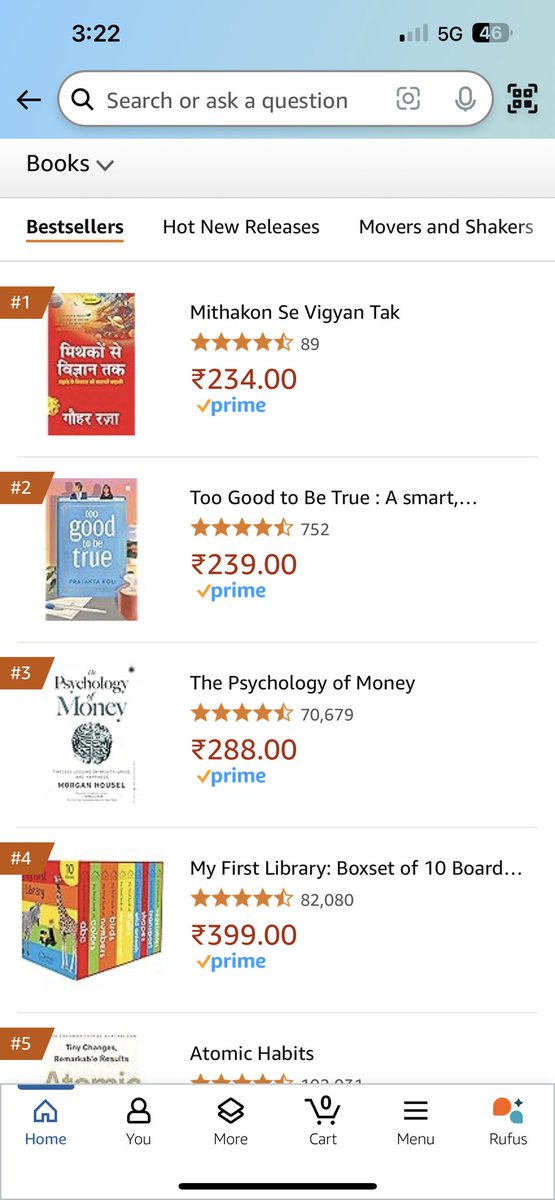 Finally best seller No 1 . Has been in top 10 in most categories. 
Congratulations <a href="/gauharraza9/">gauhar raza</a> 
<a href="/sahirraza1986/">Sahir Raza</a> <a href="/seheru04/">Sehu</a> <a href="/drsanjivkmishra/">डॉ. संजीव मिश्र Dr. Sanjiv Mishra</a> <a href="/mathur_vaishali/">Vaishali Mathur</a> 
<a href="/irfhabib/">S lrfan Habib एस इरफान हबीब عرفان حبئب</a> <a href="/Apoorvanand__/">Apoorvanand अपूर्वानंद</a> <a href="/TheLallantop/">The Lallantop</a>  
<a href="/saurabhtop/">Saurabh Dwivedi</a>