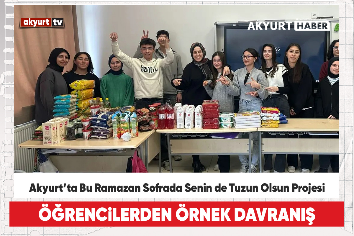 akyurthaber's tweet photo. Akyurt’ta Bu Ramazan Sofrada Senin de Tuzun Olsun Projesi
https://t.co/AKHqDiqJrN

#akyurt #ilçe #anadolulisesi #anadolu #lise #ankara #ramazan #gıda #koli #yardım #sofra #sen #tuz #proje #sondakika #akyurthaber https://t.co/zKP36ZrgNX