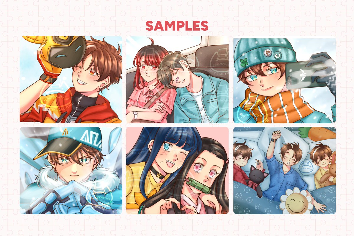 ✨️ OPEN COMMISSION ✨️

Hai, aku open commission local only (🇮🇩) untuk 7 slot! Sample bisa dicek lebih lanjut di media atau tautan berikut :D

📎 winterwitchie.carrd.co

Silakan DM bila tertarik, terima kasih! 🌻

#artcommissions #commission