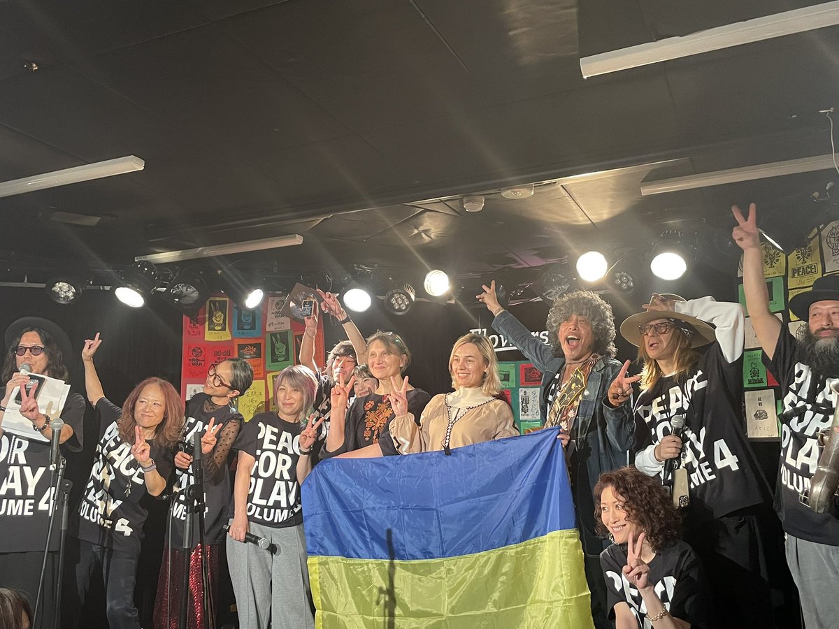 odateque1's tweet photo. #loveon #PFP4
タイジさん　ジョーさん　こんばんは

ウクライナ人道支援ライブ PLAY FOR PEACE Vol.4 とても良かったです https://t.co/rCTNvCWnDb