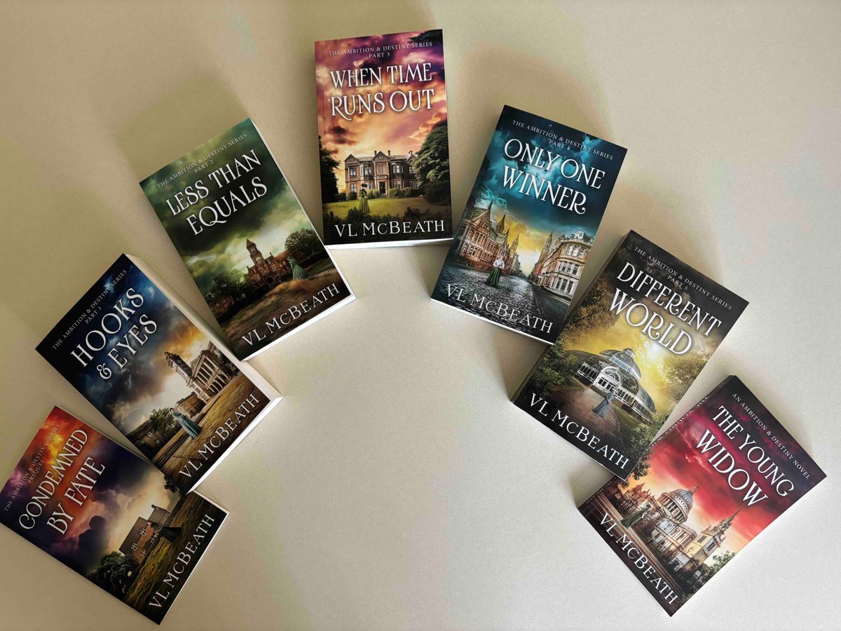 valmcbeath's tweet image. Looking for a new series this weekend?
Books in The Ambition & Destiny Series are discounted until Monday 10th March.
Part 1 here: readerlinks.com/l/3537972
(includes a link to a FREE copy of the short story prequel)
An epic saga of one family’s trials, tragedies, and triumphs…