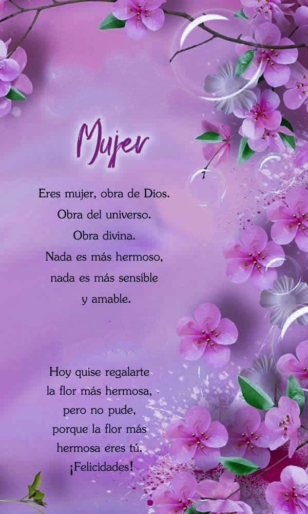 !! Mujer de fe !!  Valiente, guerrera
q te levantas a luchar y enfrentas
 la vida con valor y fortaleza
de corazón sensible y fuerte
de Alma pura y limpia 
Madre,hija,hermana,esposa, compañera,amiga
Eres la protagonista de tu propia vida
!Celebra cada logro! 🤲
#FelizDíaDeLaMujer