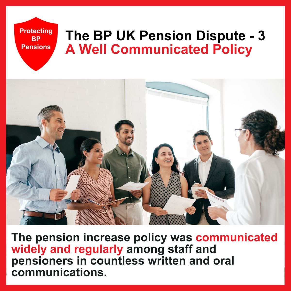 The Facts of the BP UK Pension Dispute – Part 3
At the heart of the <a href="/bp_plc/">bp</a>  pension is the Pension Increase Policy (PIP).  BP staff believed it provided protection against high inflation in retirement. Pensioners now feel deeply let down because BP refuses to honour the PIP,