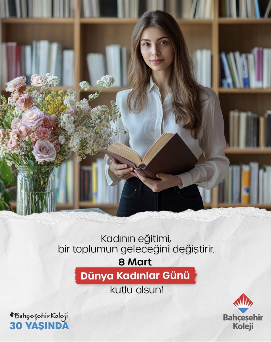 Geleceğe yön veren tüm kadınların 8 Mart Dünya Kadınlar Günü kutlu olsun!🌸✨
 
#BahçeşehirKoleji
#8MartKadınlarGünü